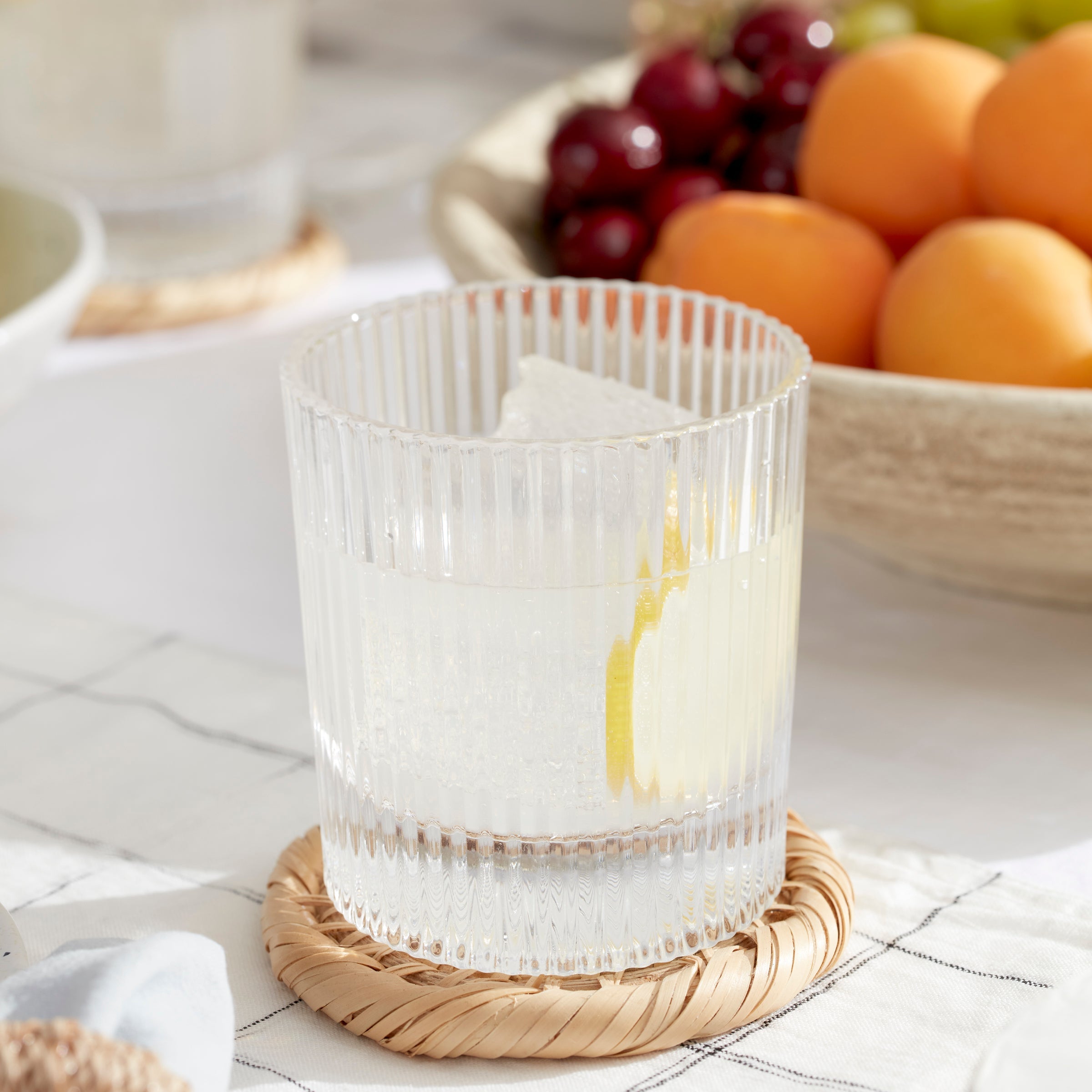 Cut Glass Double Old Fashioned Glasses, Set of 4 - Image 2