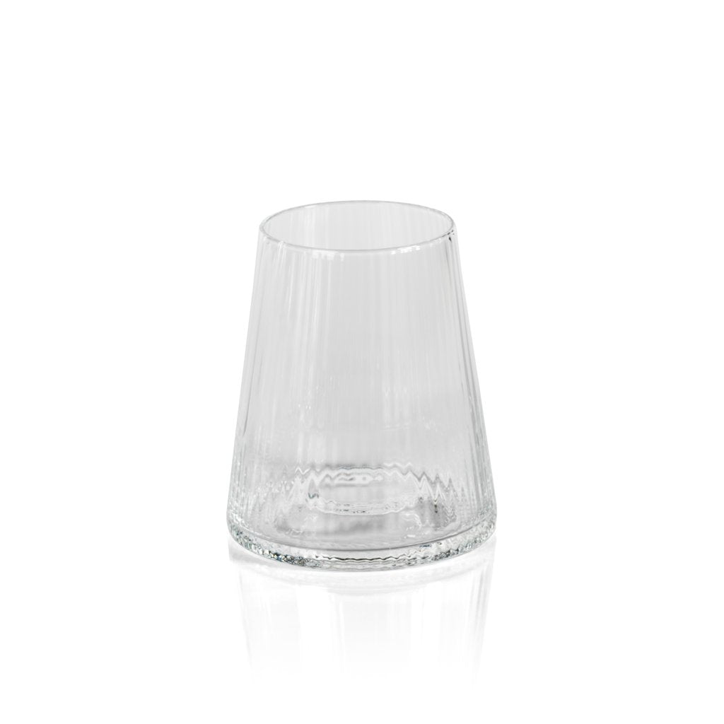 Fluted Textured All-Purpose Glass Set of 4 - Image 2
