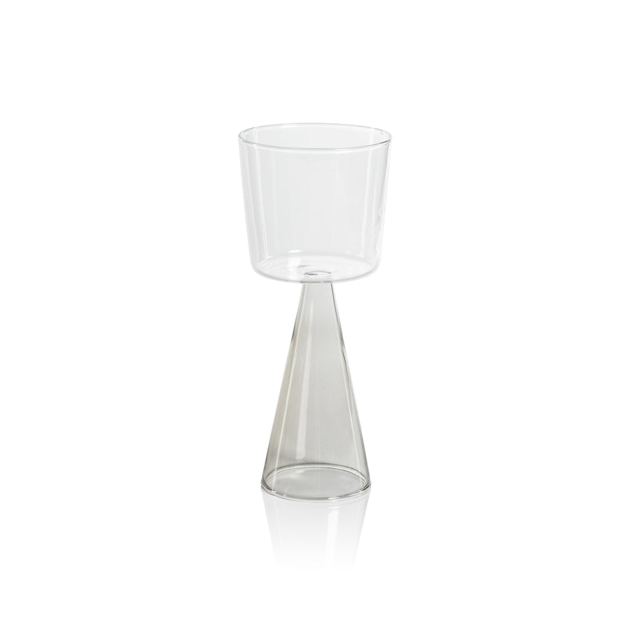 Smoke Conical Base Glassware Collection