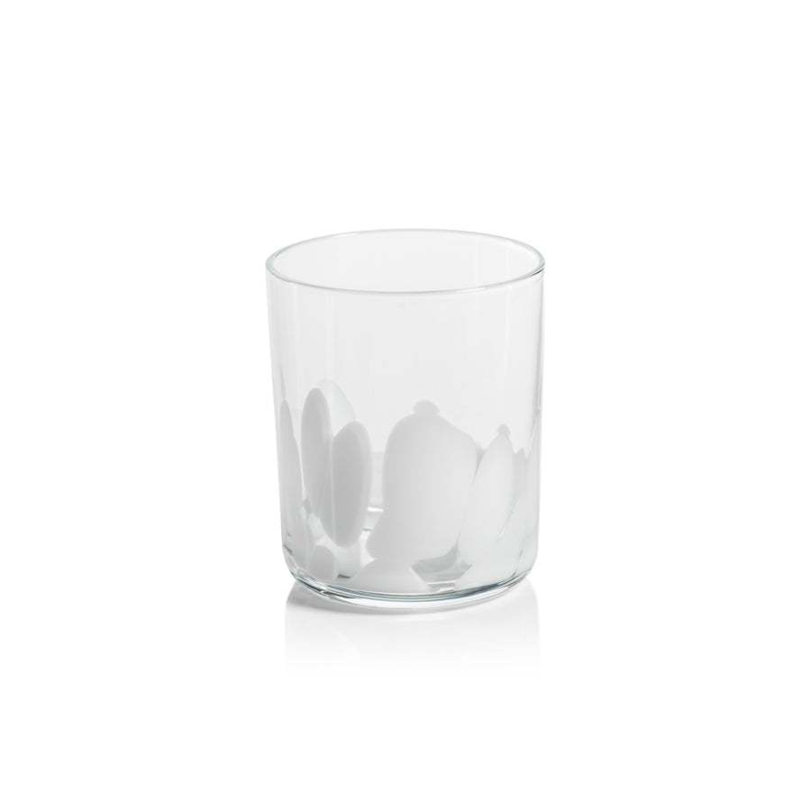 White Spot Glass Tumblers Set of 4 - Image 2