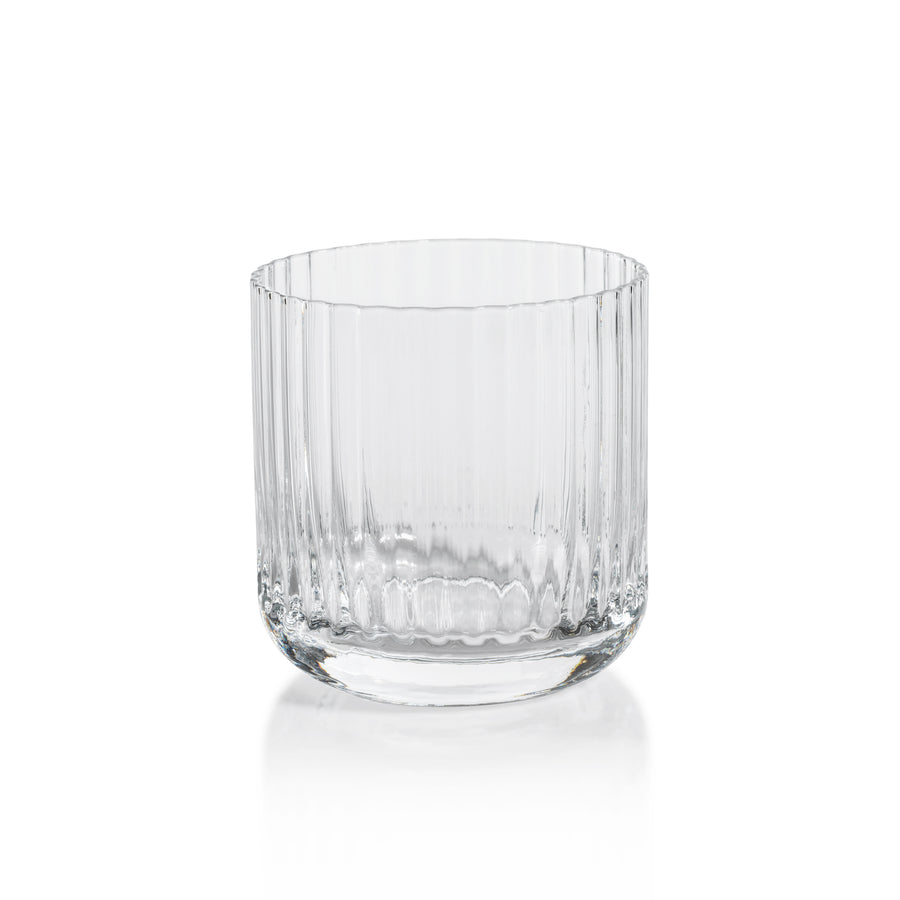 Ribbed Double Old Fashioned Glass Set of 4 - Image 4