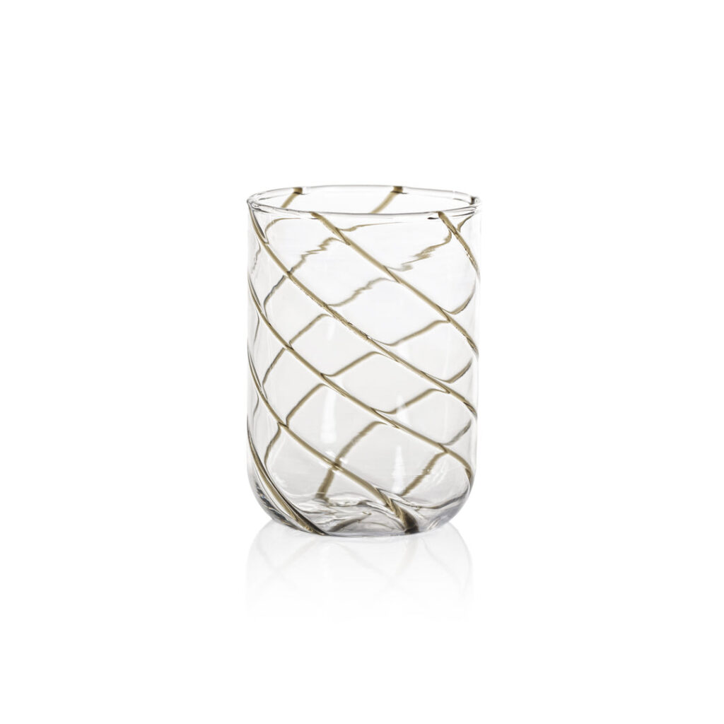 Swirl Glass Tumblers Set of 4